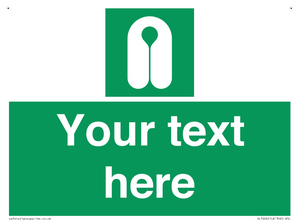 Custom sign safe condition Lifejacket